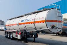 中集11.7米31.7噸3軸腐蝕性物品罐式運輸半掛車(ZJV9407GFWJM)