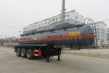 特運9.9米31.8噸3軸腐蝕性物品罐式運輸半掛車(DTA9406GFWB)