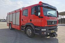 捷达消防牌SJD5171GXFAP50/SDA型压缩空气泡沫消防车