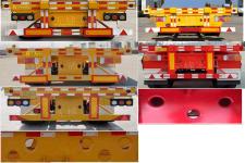 棣通牌DTP9400TJZ型集装箱运输半挂车图片