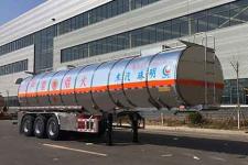 河海明珠12米32.8吨3轴易燃液体罐式运输半挂车(MZC9406GRY)