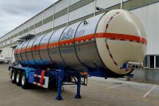 明欣11.9米30.9吨易燃液体罐式运输半挂车(NMX9400GRY39)