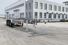 迪尔帕斯14米35.7吨3轴铝合金集装箱运输半挂车(DRP9401TJZED45)