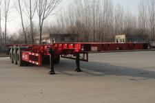 川腾12.6米33.9吨3轴集装箱运输半挂车(HBS9401TJZ)