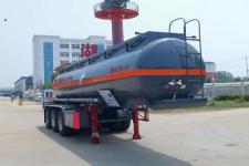中汽力威9.6米31.4吨腐蚀性物品罐式运输半挂车(HLW9400GFWB)