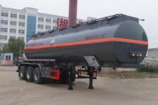 中汽力威10.8米30.7吨腐蚀性物品罐式运输半挂车(HLW9406GFW)
