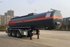 楚飞10米33.7吨3轴腐蚀性物品罐式运输半挂车(CLQ9402GFWC)