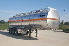 陕汽11.9米33.5吨3轴铝合金易燃液体罐式运输半挂车(SHN9400GRYP440)