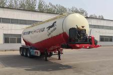 神骏九州9.6米32.3吨3轴中密度粉粒物料运输半挂车(GRT9404GFL)