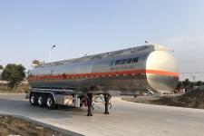 陕汽11.6米33.7吨3轴铝合金易燃液体罐式运输半挂车(SHN9400GRYP460)