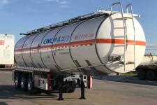 中集11.4米32.8吨铝合金易燃液体罐式运输半挂车(ZJV9403GRYJM)