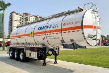 中集10.6米32.1吨3轴氧化性物品罐式运输半挂车(ZJV9402GYWJM)