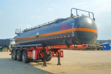 东驹10米32吨3轴腐蚀性物品罐式运输半挂车(LDW9406GFW)