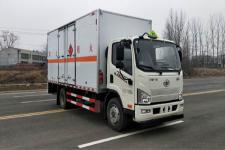國六解放5米2易燃液體廂式運輸車 藍牌危險品運輸車 爆破器材車