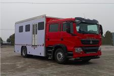 国六重汽豪沃双排装备车/公安系统运输防暴器材车