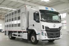 柳汽乘龙6米8铝合金猪苗运输车|大型畜禽运输车