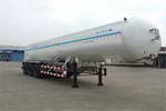 韩中深冷10.7米26.1吨3轴低温液体运输半挂车(ZHJ9402GDY)
