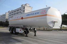 中集9.3米26.7吨2轴易燃液体罐式运输半挂车(ZJV9350GRYSZ)