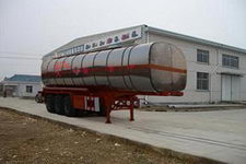 中商汽车12.6米33吨3轴化工液体运输半挂车(ZL9402GHY)