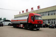 红岩28方铝合金易燃液体罐式运输车