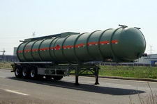 凌宇12.6米33吨3轴易燃液体罐式运输半挂车(CLY9408GRYK)