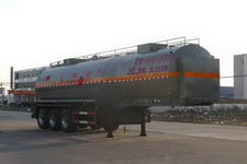 程力威10.9米32吨3轴易燃液体罐式运输半挂车(CLW9400GRY)