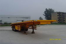 骏翔12.5米32.7吨3轴平板自卸半挂车(YJX9400ZZXP)