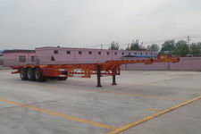 梁威15米34吨集装箱运输半挂车(SLH9400TJZE)
