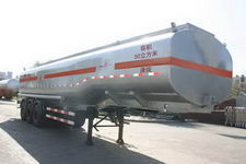 建成12.5米33吨3轴铝合金易燃液体罐式运输半挂车(JC9405GRY)
