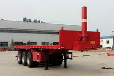 红岩9.6米31.5吨平板自卸半挂车(CQZ9400ZZXP)