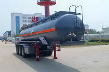 中汽力威牌HLW9407GFW型腐蚀性物品罐式运输半挂车图片