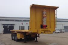 瑞图10米31.5吨平板自卸半挂车(LYT9402ZZXP)