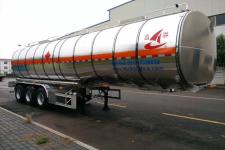 昌骅10.7米33.7吨3轴铝合金易燃液体罐式运输半挂车(HCH9406GRY)