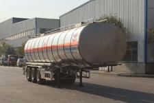 昌骅13米33吨3轴铝合金易燃液体罐式运输半挂车(HCH9408GRYD)