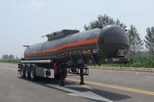 华骏11米30.7吨3轴腐蚀性物品罐式运输半挂车(ZCZ9401GFWHJG)