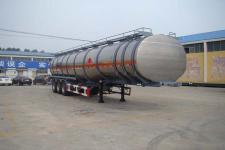 通亚达13米32.7吨3轴铝合金易燃液体罐式运输半挂车(CTY9401GRY)