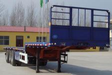龙亿达12米33吨3轴平板运输半挂车(CYL9401TPB)