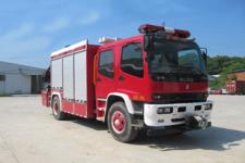 汉江牌HXF5120TXFJY80/QL型抢险救援消防车图片