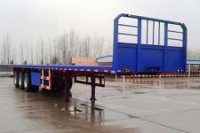 鑫万荣12米32.2吨3轴平板自卸半挂车(CWR9402ZZXP)
