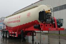 新科8.8米32.8吨3轴中密度粉粒物料运输半挂车(LXK9405GFLZ)
