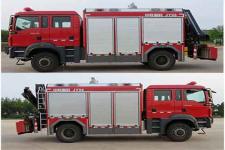 中联牌ZLF5141TXFJY98型抢险救援消防车图片
