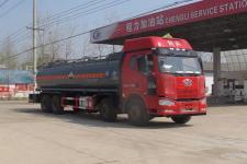 国五解放J6危化品运输车(CLW5310GFWC5腐蚀性物品罐式运输车)(CLW5310GFWC5)