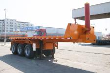 齐鲁中亚8米33.4吨3轴平板自卸半挂车(DEZ9402ZZXP)