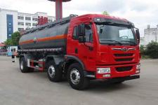中汽力威牌HLW5256GFW5CA型腐蚀性物品罐式运输车图片