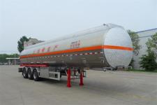 华宇达11.4米33.8吨铝合金易燃液体罐式运输半挂车(LHY9400GRYB)