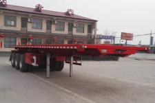 福德金10.5米33.2吨3轴平板自卸半挂车(FDJ9402ZZXP)