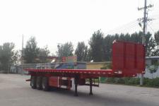 新宏东12米32.5吨3轴平板自卸半挂车(LHD9401ZZXPC)
