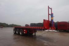 赣安8.7米32吨3轴平板自卸半挂车(BGA9401ZZXP)