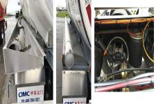 中集牌ZJV9400GRYJMA型铝合金易燃液体罐式运输半挂车图片