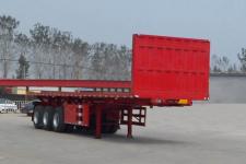 鲁郓万通10米32.5吨3轴平板自卸半挂车(YFW9401ZZXP)